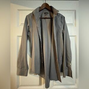 Calvin Klein Men's Gray Shirt Jacket